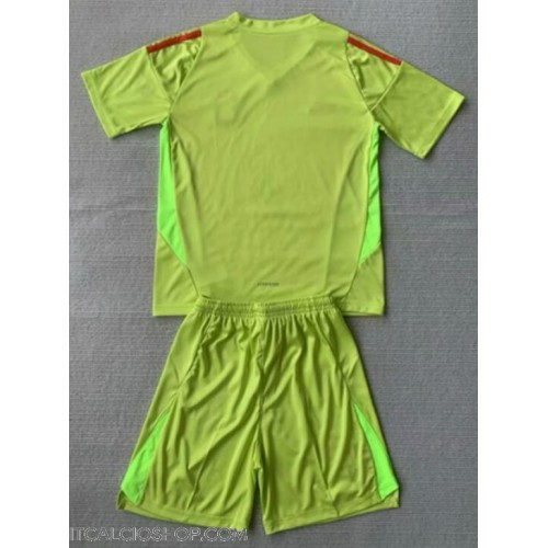 Argentina Portiere Seconda Maglia Bambino Copa America 2024 Manica Corta (+ Pantaloni corti)